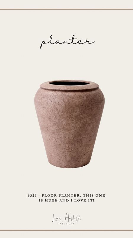 Planter 
Vase 
Home Decor 
Outdoor 
Porch 

#LTKOver40 #LTKHome #LTKStyleTip