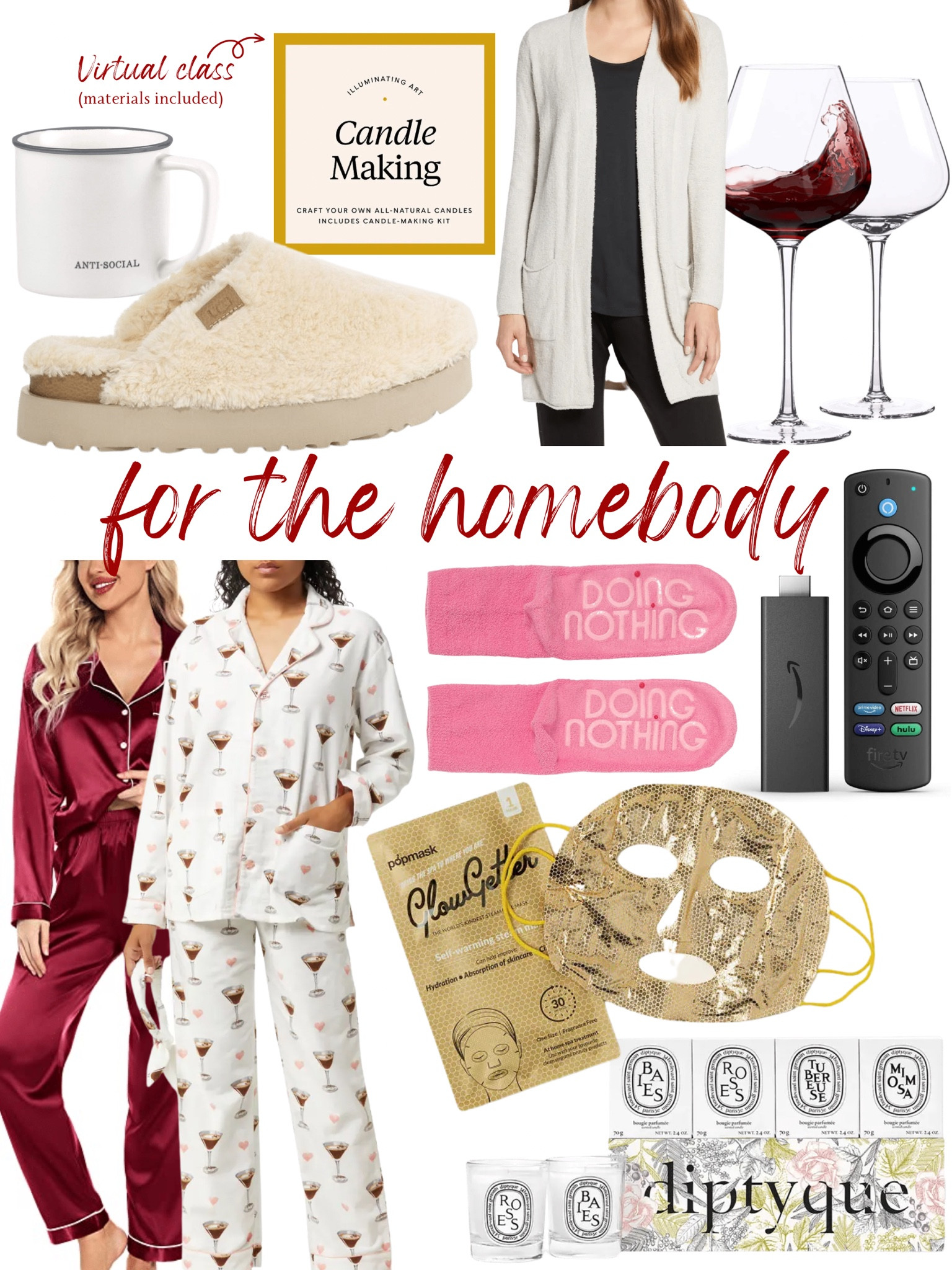 Gifts for the homebody 
Ugg slippers
Silk Pajamas
Affordable Christmas gifts
Gifting experiences

#LTKSeasonal #LTKHoliday