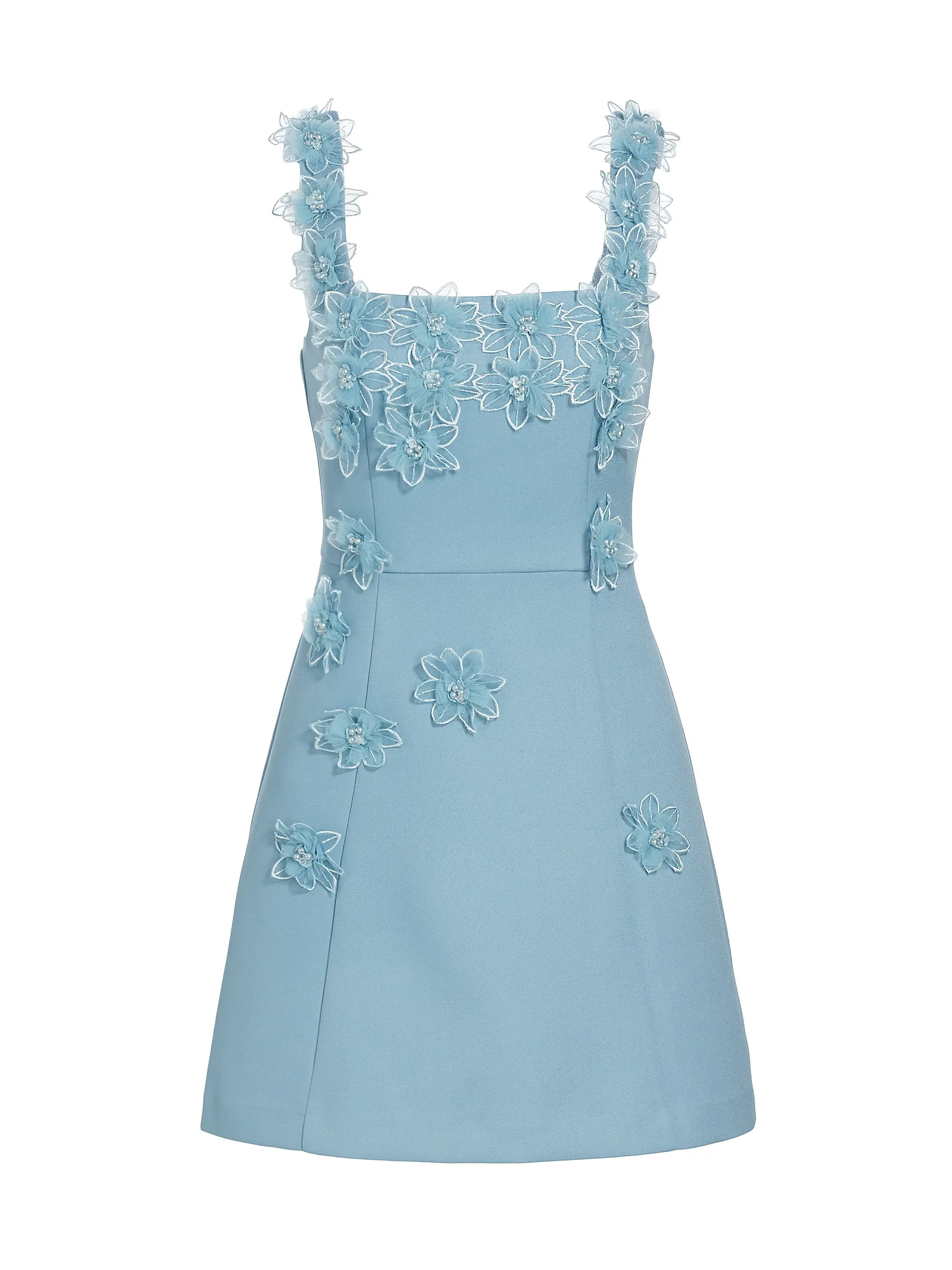 Bruges Floral Appliqué Minidress | Saks Fifth Avenue