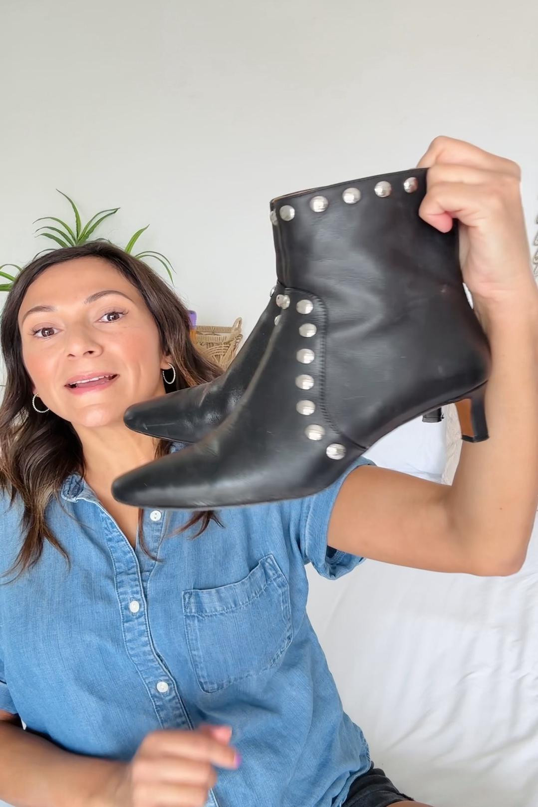 Just had to share one of my favorite recent boot finds — the absolutely drool-worthy Madewell Dimes Kitten Heel Boots. 😍

These are similar (just without the studs), and I’ll definitely be ordering them too! 

#LTKStyleTip #LTKShoeCrush