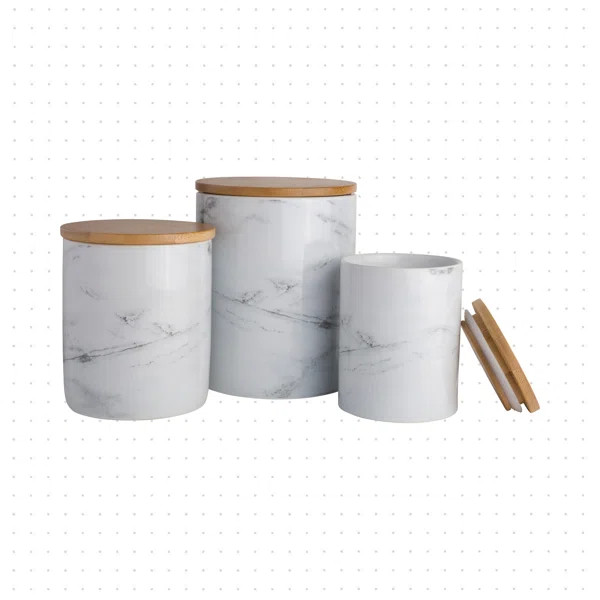 3 Piece Kitchen Canister Set | Wayfair North America