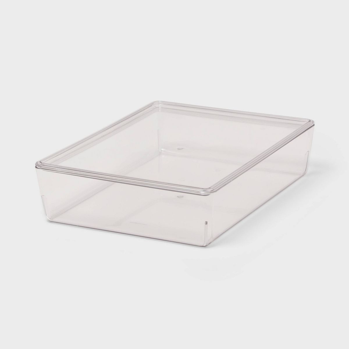 6L Stacking Clear Bin with Lid - Brightroom™ | Target