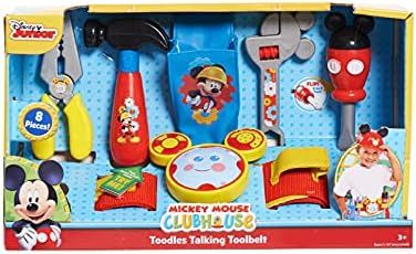 Amazon.com: Just Play Disney Mickey Toodles Talk'n Toolbelt and Kids Play Tool Accessories for Co... | Amazon (US)
