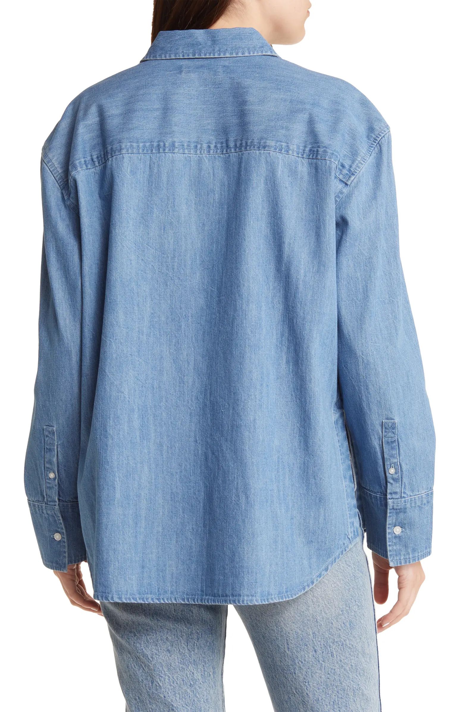 Oversize Cotton Denim Shirt | Nordstrom
