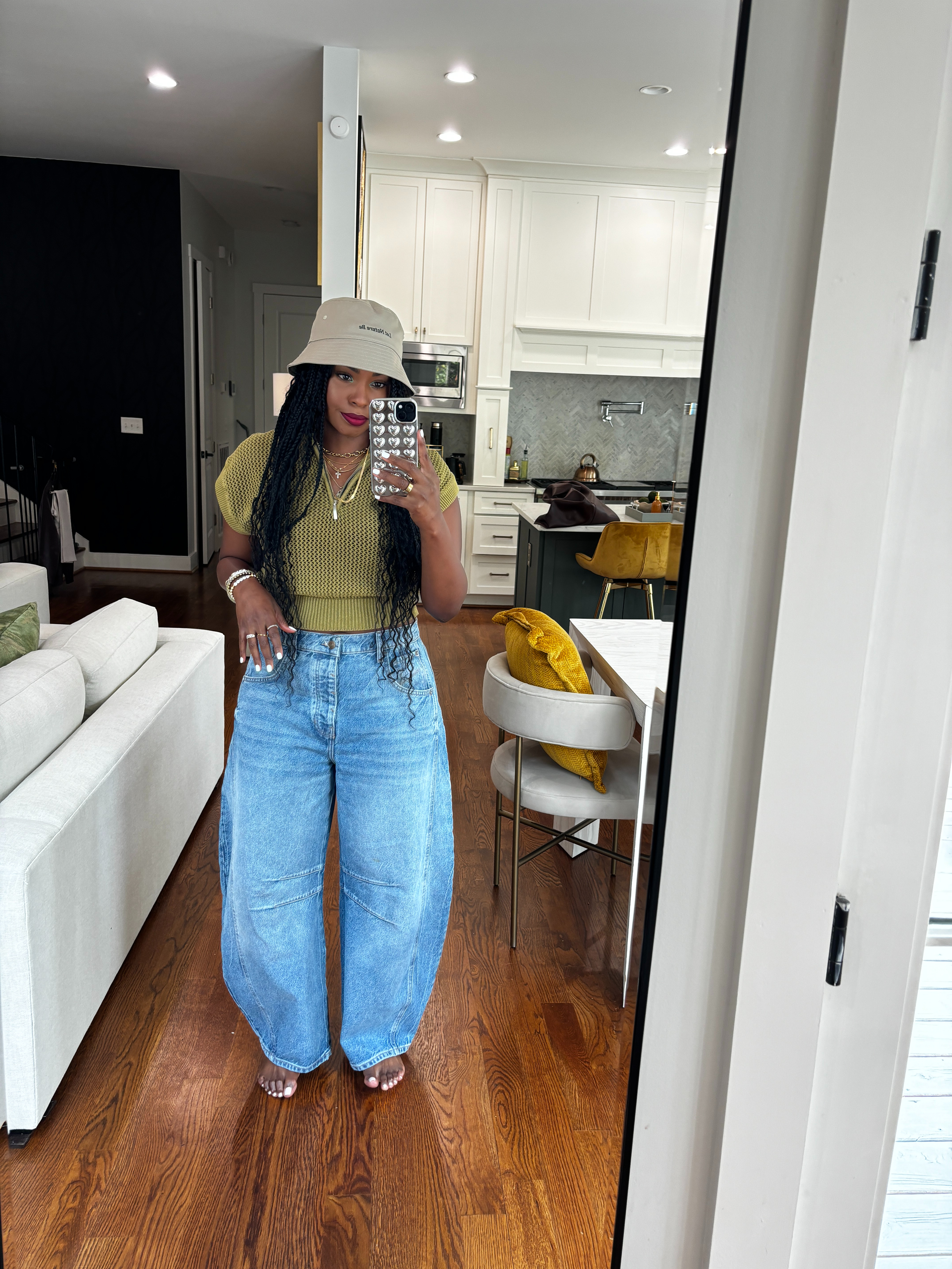 rounding up my fave barrel jeans. Tip: size up 2-3 sizes for the baggy jean effect and get the waist taken in if needed.  

 #LTKootd #LTKMidsize
