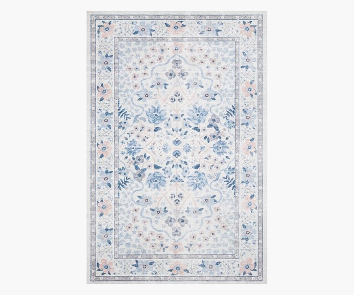 Palais Meadow Snow Printed Rug | Rifle Paper Co.