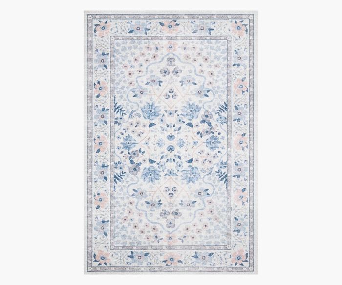 Palais Meadow Snow Printed Rug | Rifle Paper Co. | Rifle Paper Co.