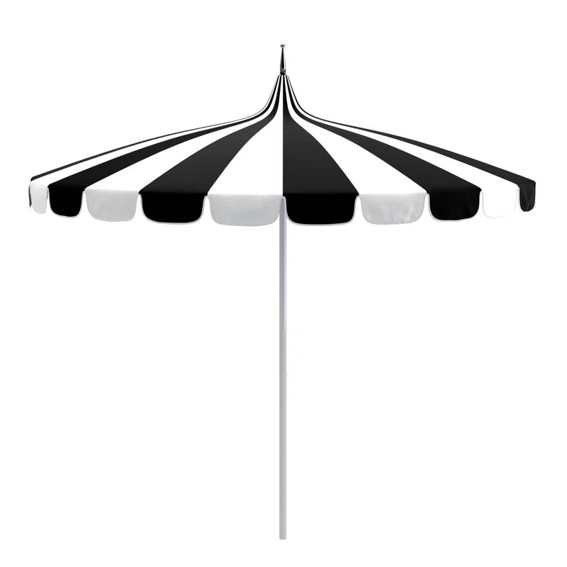 8.5' Sunbrella Two-Tone Pagoda Umbrella | Wayfair North America