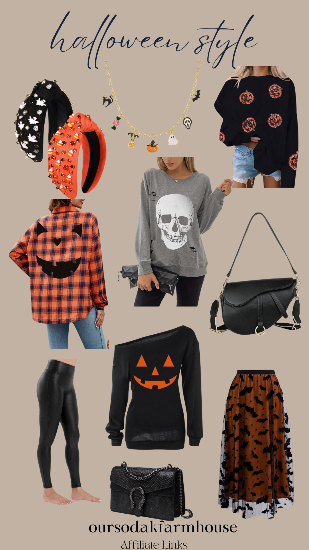 Chic Halloween themed outfit inspo | Amazon (US)