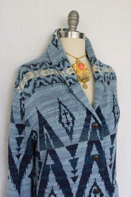RALPH LAUREN POLO RRL Denim Supply Aztec tribal southwestern Cardigan sweater M  | eBay | eBay US