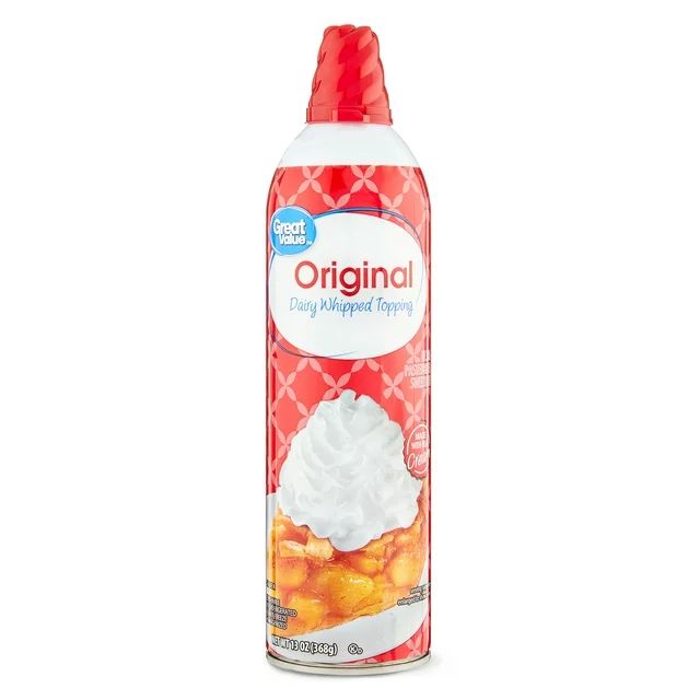 Great Value Original Dairy Whipped Topping, 13 oz | Walmart (US)
