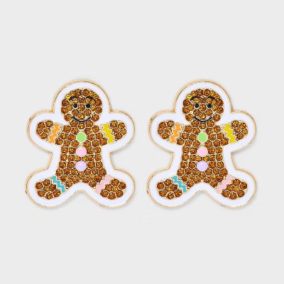 SUGARFIX by BaubleBar "Sweet Tooth" Stud Earrings - Brown | Target