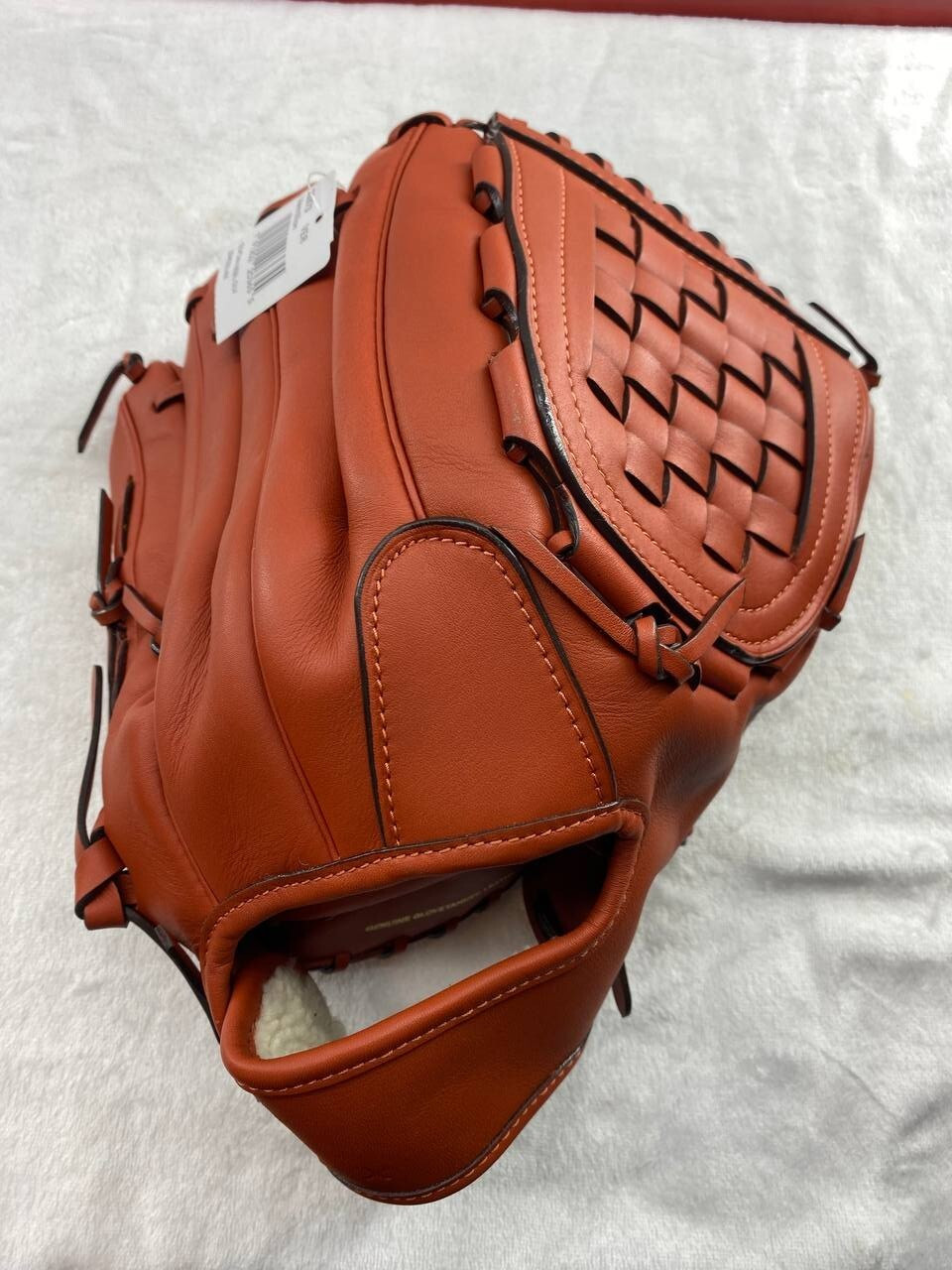 !RARE!  Coach Genuine Glovetanned Leather Baseball Glove 22873 Vermillion   USA | eBay US