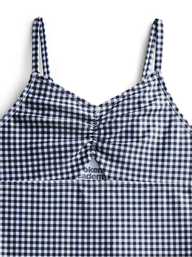 Weekend Academy Girls One Piece Keyhole Swimsuit, Sizes 4-18 | Walmart (US)