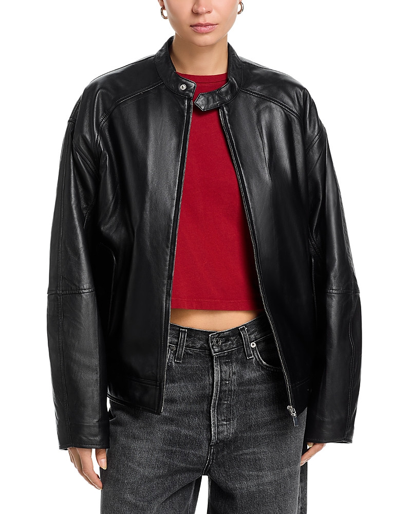 Eb Denim Domenico Leather Bomber Jacket | Bloomingdale's (US)
