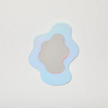 Alyssa Iridescent Wavy Mirror - Dormify | Dormify