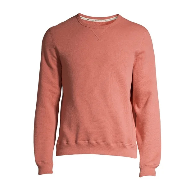 Free Assembly Men's Long Sleeve Crew Sweatshirt - Walmart.com | Walmart (US)