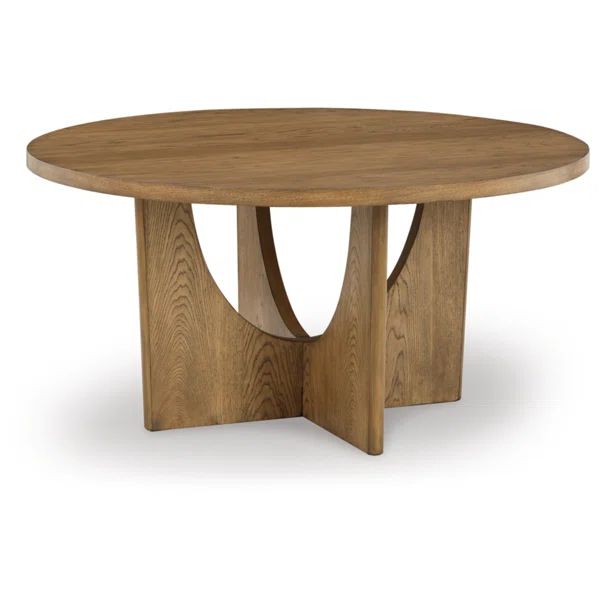 Dakmore 60'' Solid Oak Pedestal Dining Table | Wayfair Professional