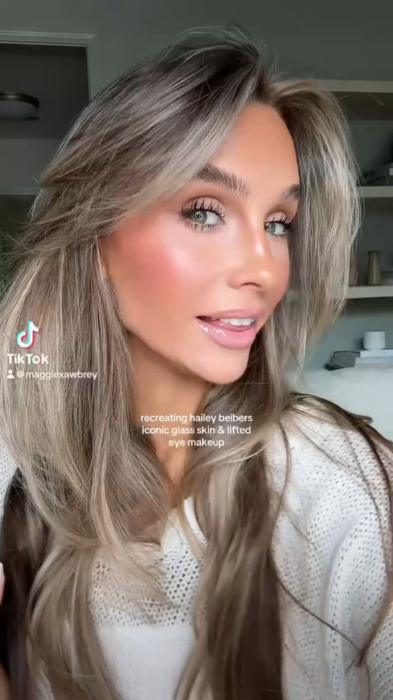 recreating hailey bieber's iconic glass skin & lifted eye makeup and it was a success 😍

#haileybiebermakeup #makeupessentials 

 #LTKBeauty