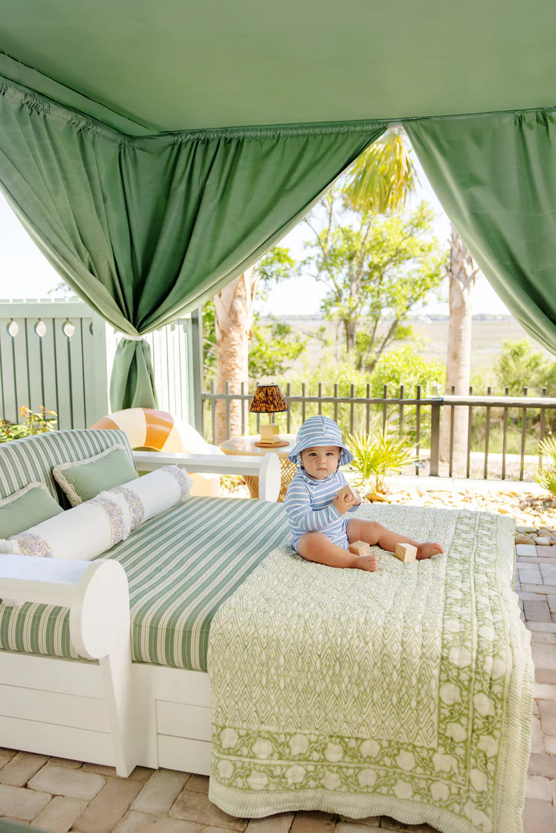 Beaufort Bucket (UPF 35+) - Sarasota Sky Stripe | The Beaufort Bonnet Company