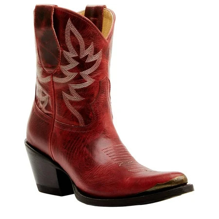 Idyllwind Women s Wheels Western Booties Round Toe Red 8 1/2 M US | Walmart (US)