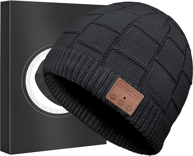 Bluetooth Beanie Hat Headphones Unique Tech Gifts Stocking Stuffer | Amazon (US)
