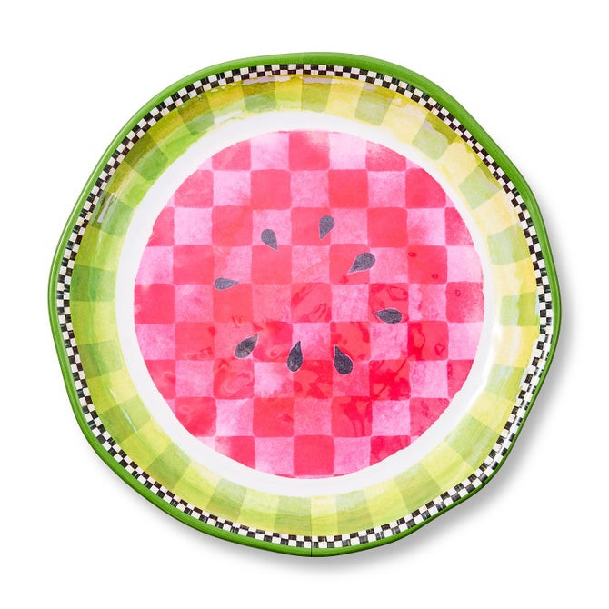 Watermelon Melamine Large Platter | MacKenzie-Childs