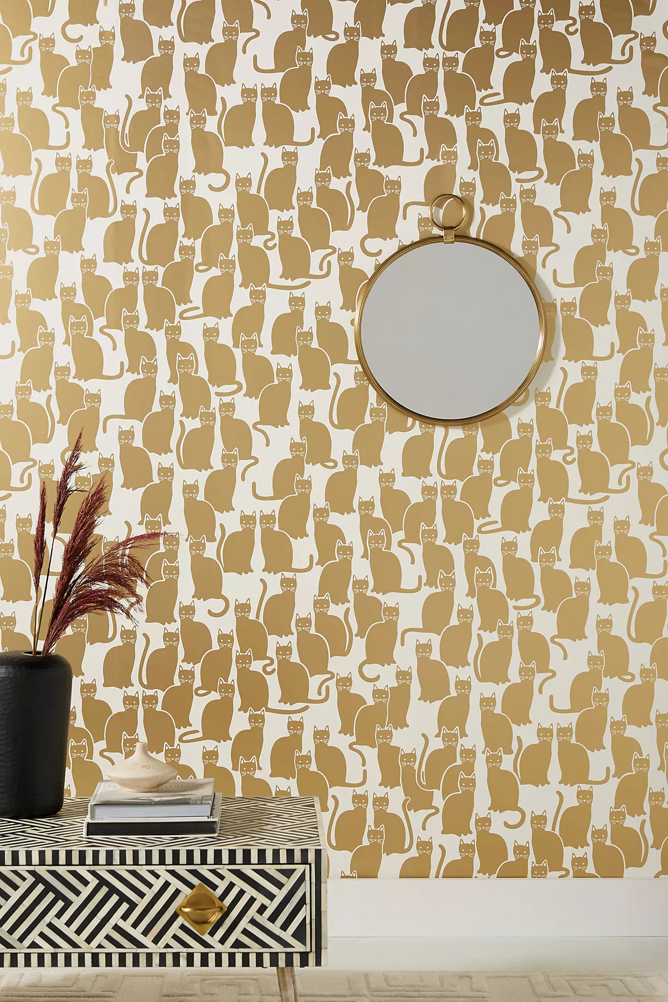 Shadow Cat Wallpaper | Anthropologie (US)