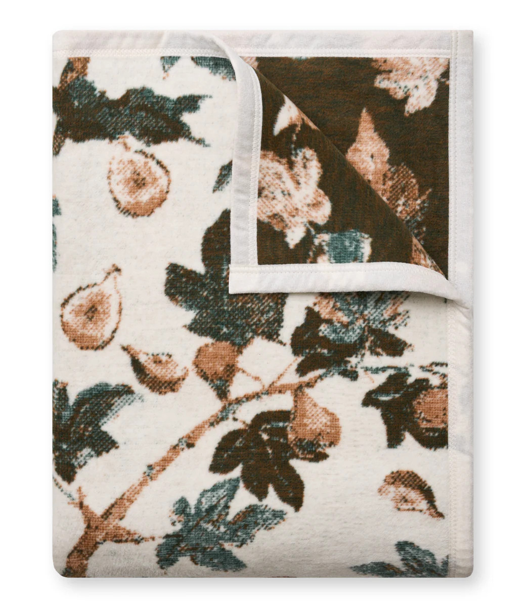 Fig Leaves Throw Blanket | ChappyWrap | ChappyWrap