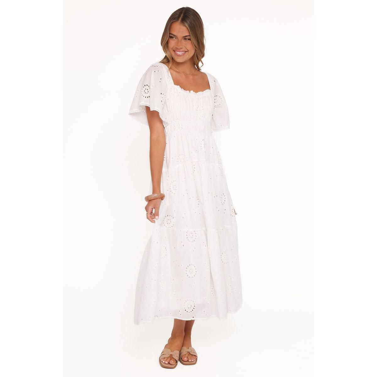 Tierney Midi Dress - White S | Target