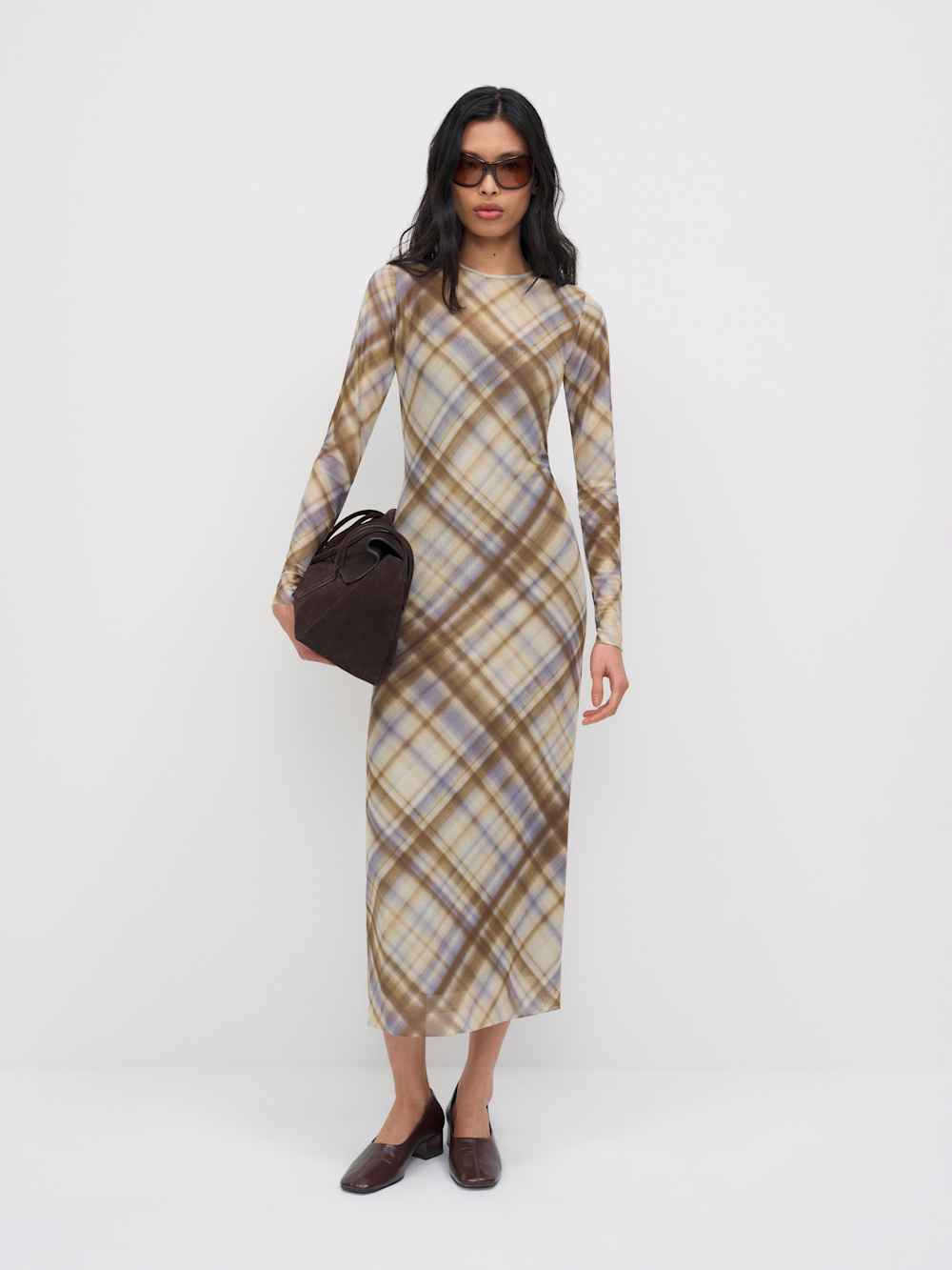Rene Mesh Knit Dress | Reformation (Global)