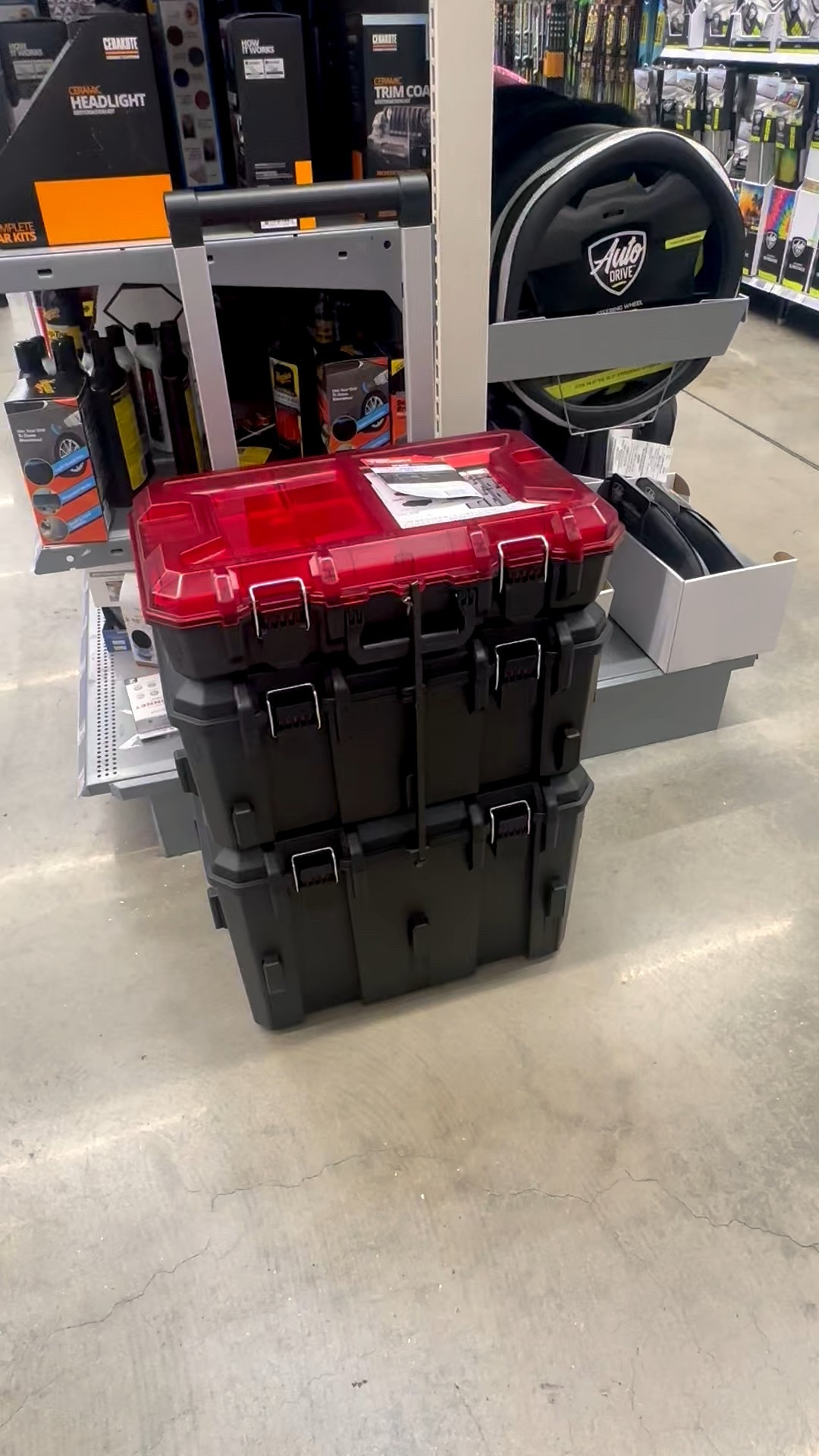 Great price for this system 
Hyper Tough Hyper Stack Heavy Duty 3 Piece Modular Rolling Toolbox System

Set includes: Top Organizer Box, Large Tool Box, and Rolling Tool Box for storage and pack out needs

#LTKMens #LTKFindsUnder100 #LTKGiftGuide