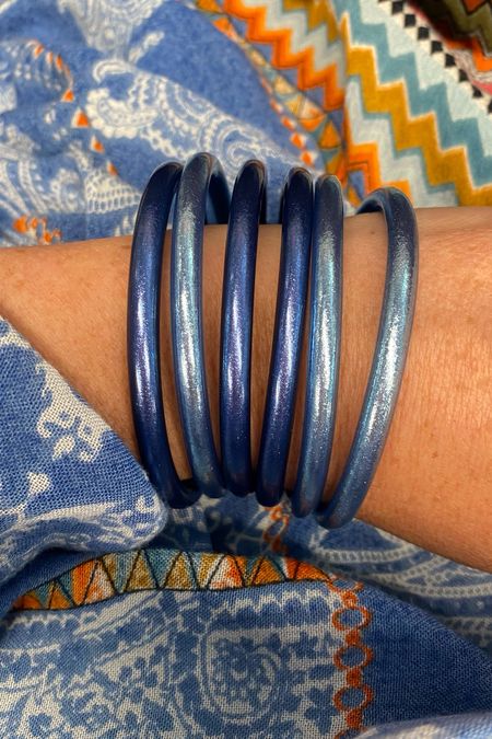All weather summer bangles / perfect bracelets for the beach as they are waterproof / vacation jewelry is waterproof and TSA approved for flights 

#LTKTravel #LTKFindsUnder100 #LTKGiftGuide