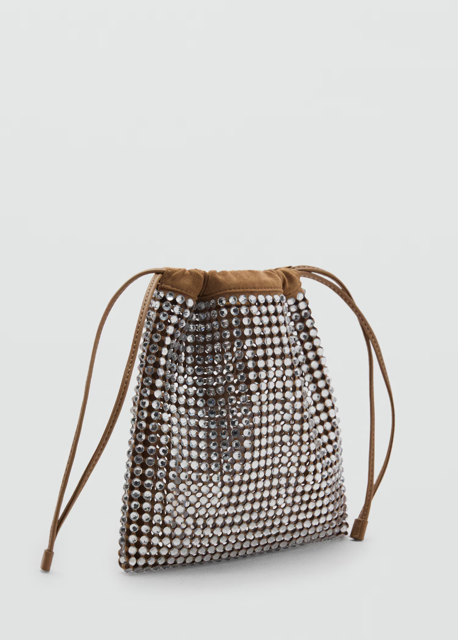 Handbag with rhinestone decoration - Women | MANGO USA | Mango (US/MX/AU)