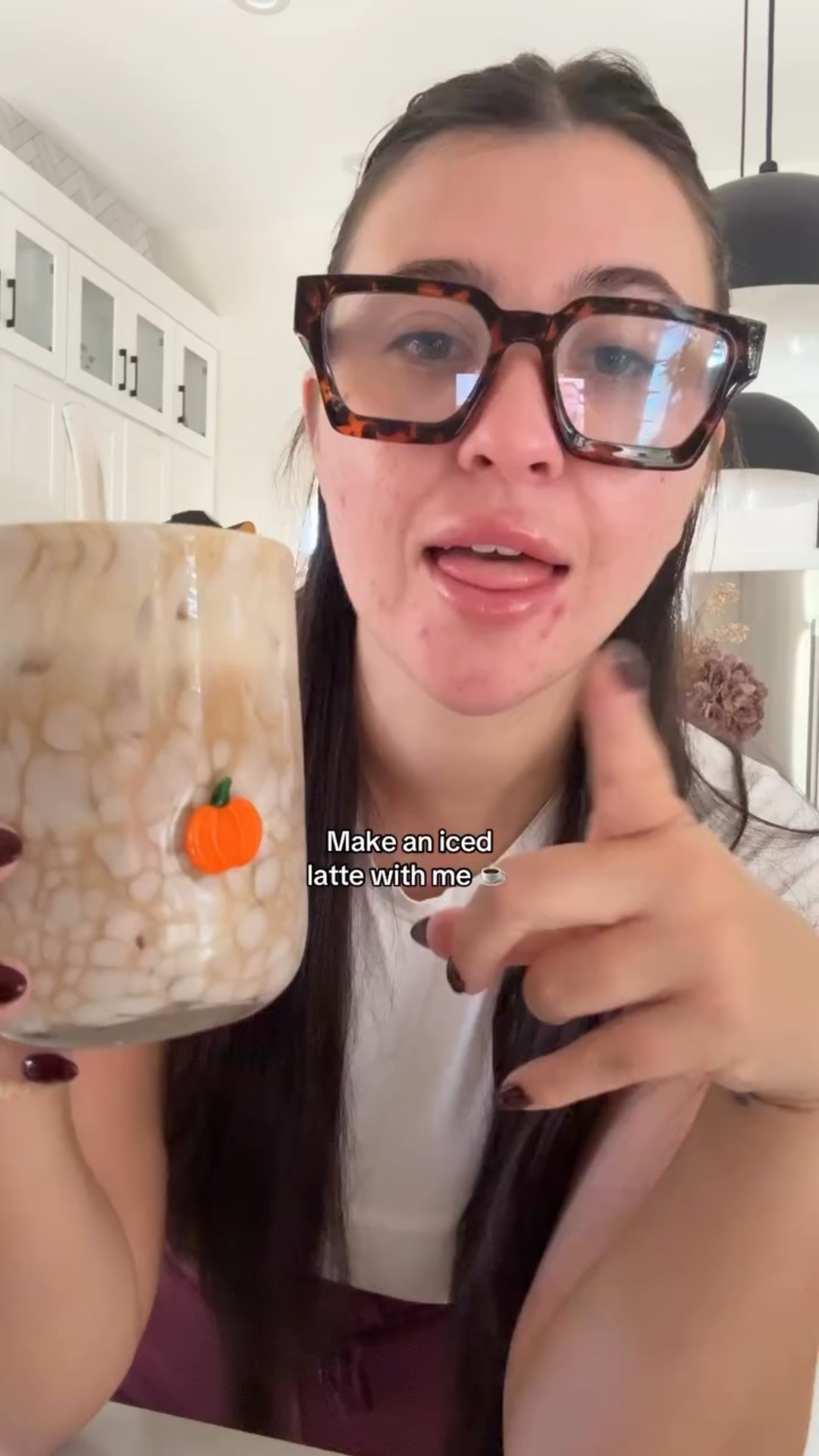 A bomb latte made in my fall Anthropologie cup

#falldecor #homedecor #anthropologie 

#LTKHalloween #LTKSeasonal