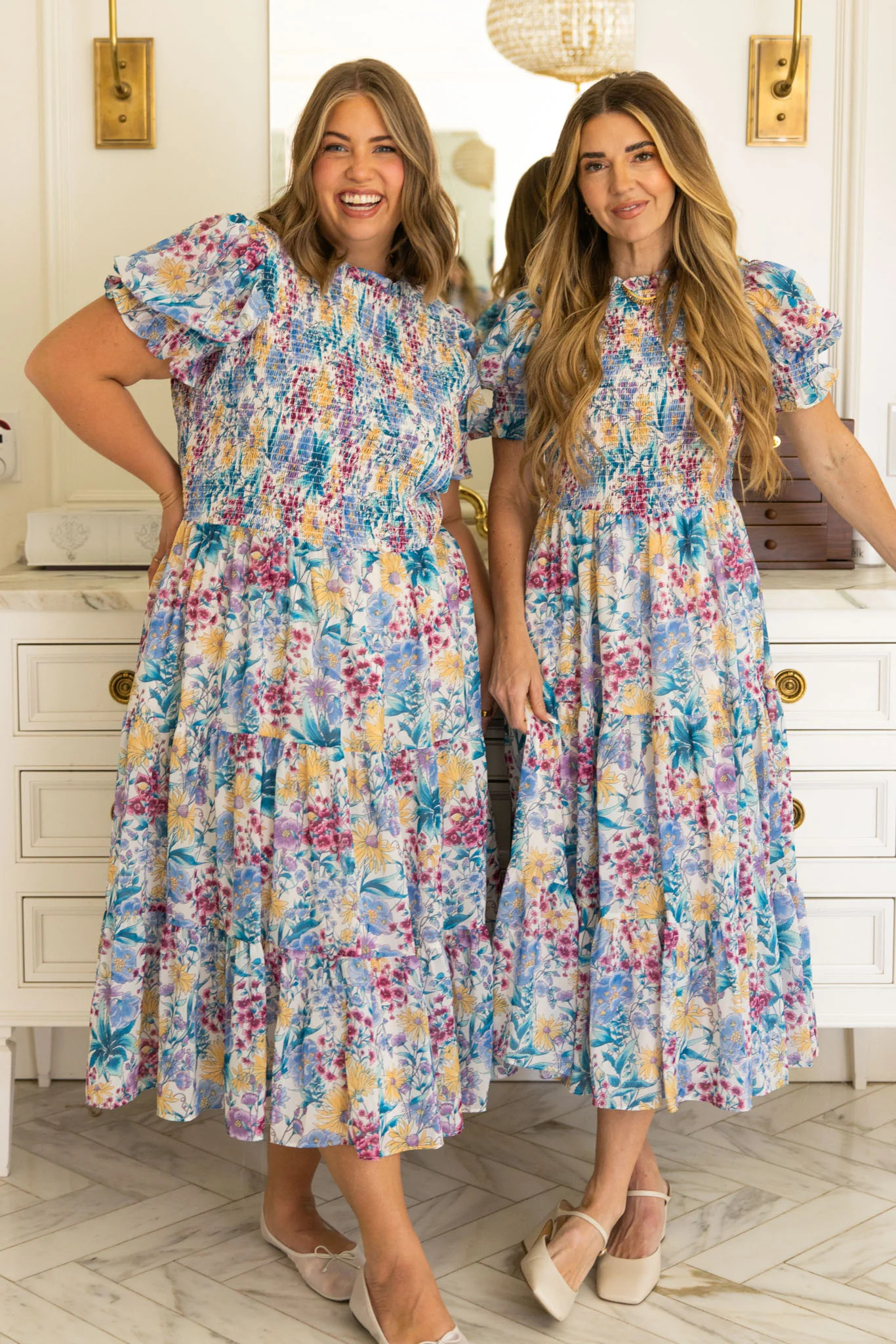 Cordelia Dress in Pretty Plumeria | Ivy City Co
