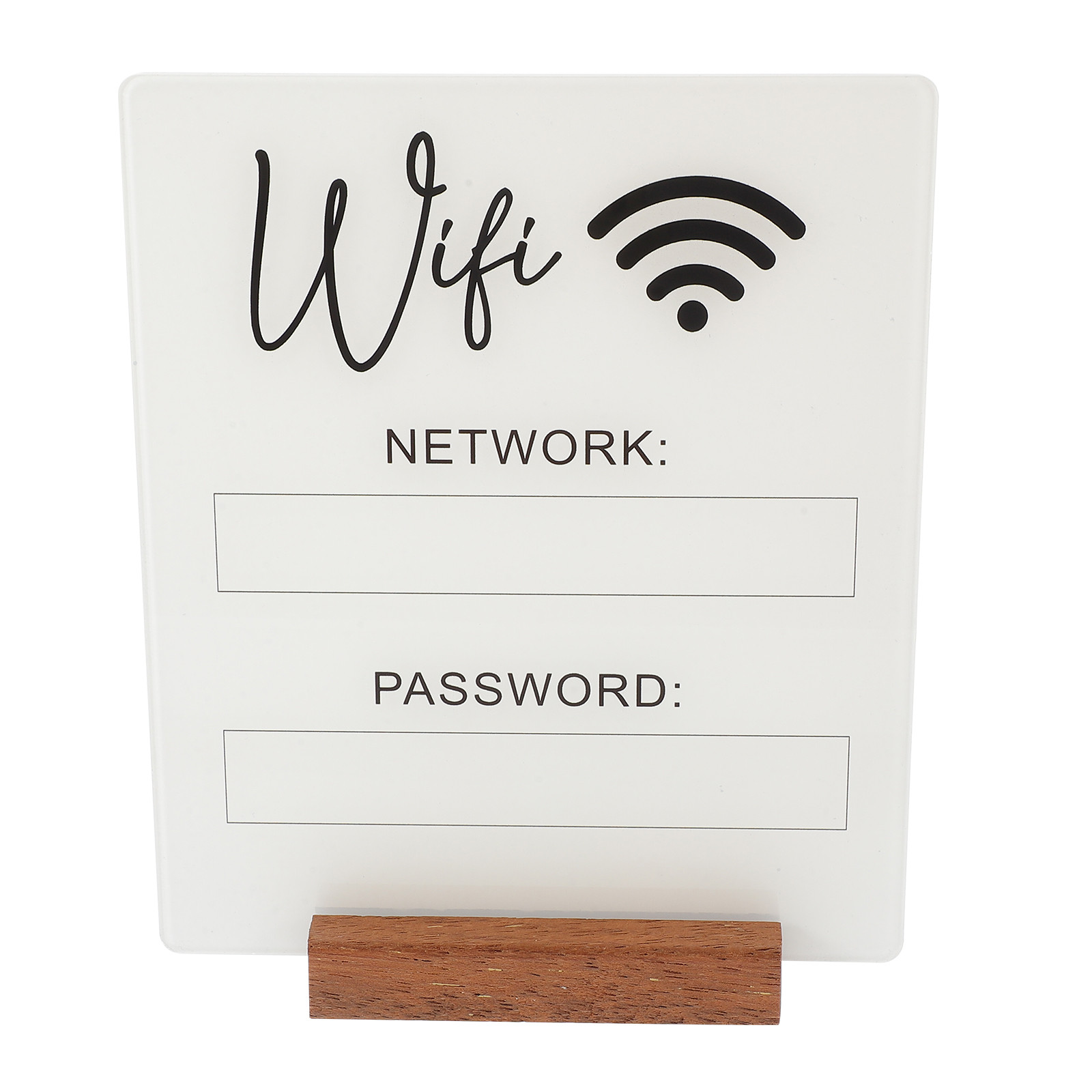 Wifi Password Sign WiFi Acrylic Sign WiFi Sign WiFi Board WiFi Password Reminder Sign | Walmart (US)