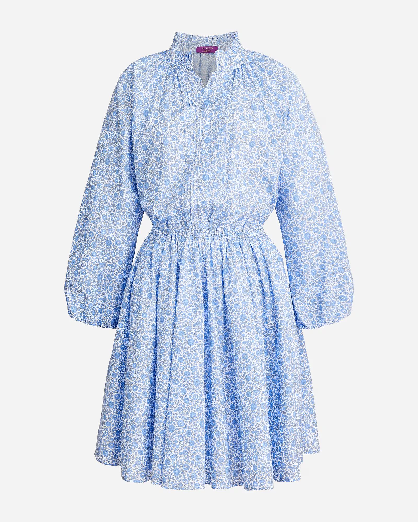 Ruffle-collar mini dress in Liberty® D'Anjo Coast fabric | J.Crew US