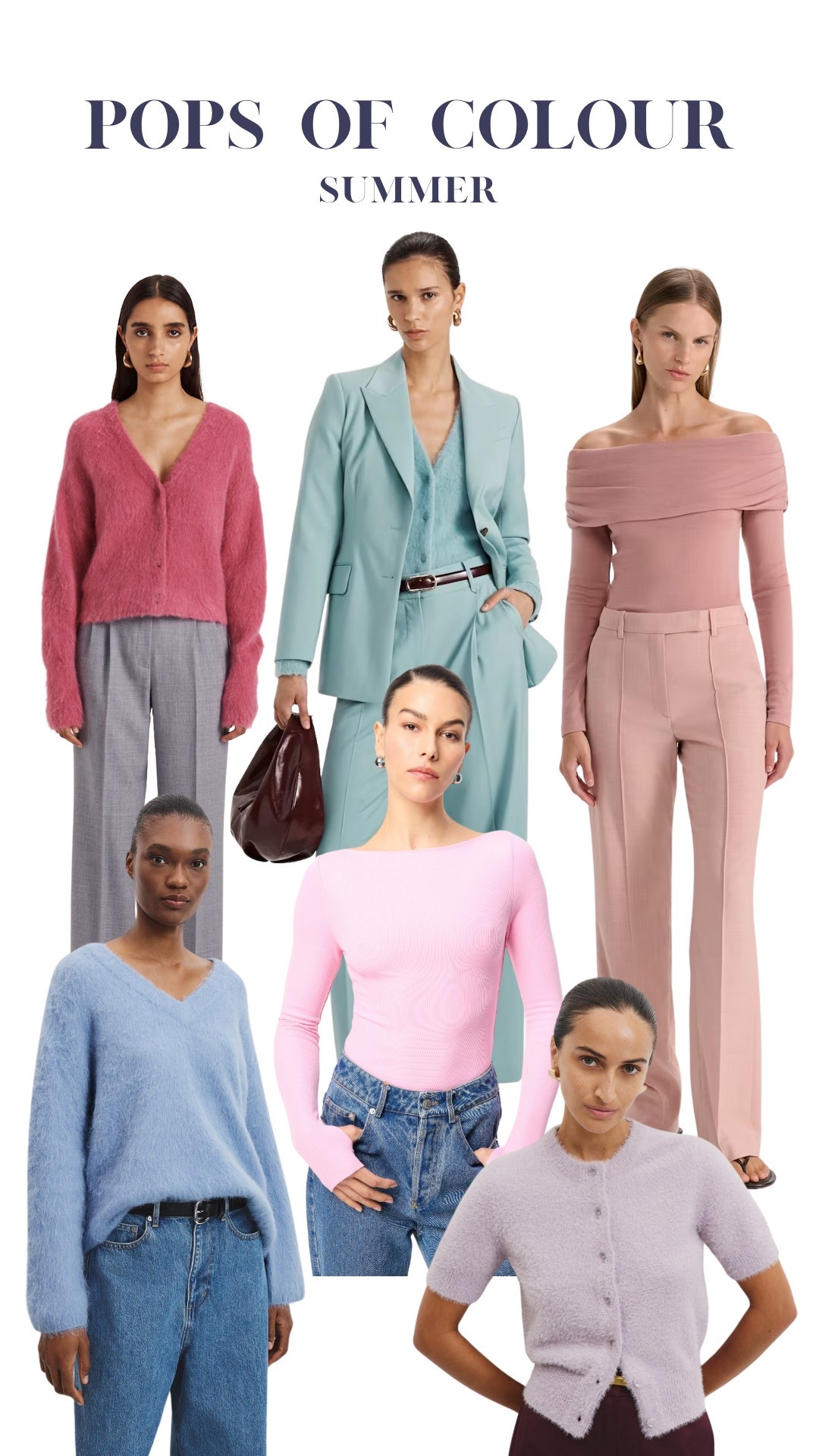 Looking to add some pops of colour to your wardrobe? Here are some suggestions for Summers ☀️


#LTKwinter #LTKaustralia #LTKautumn