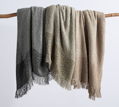 Heathered Boucle Throw | Pottery Barn (US)