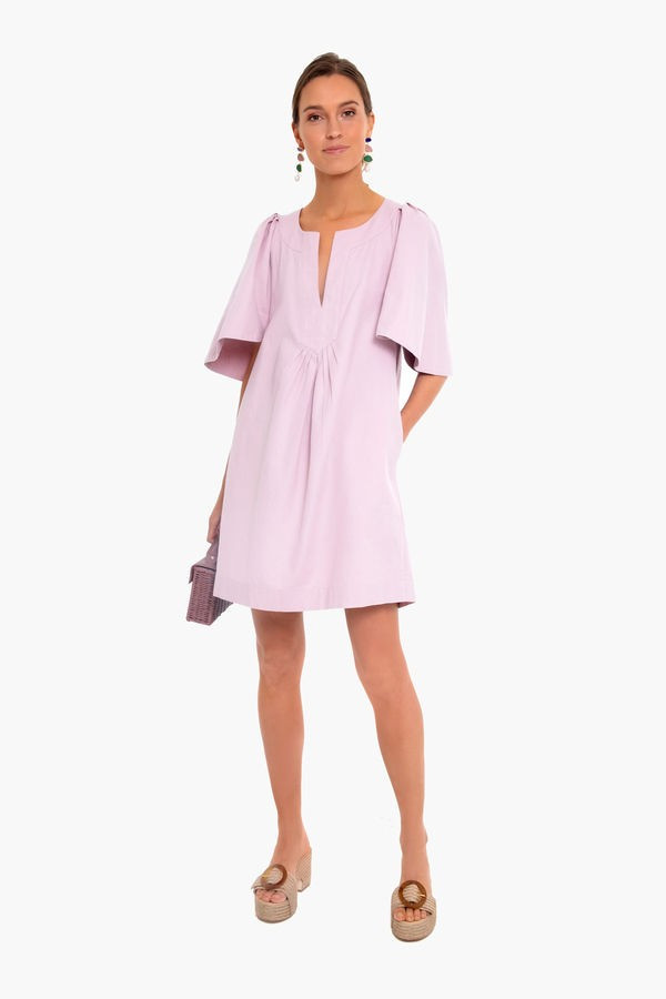 Lilac Finley Flutter Sleeve Dress | Tuckernuck (US)