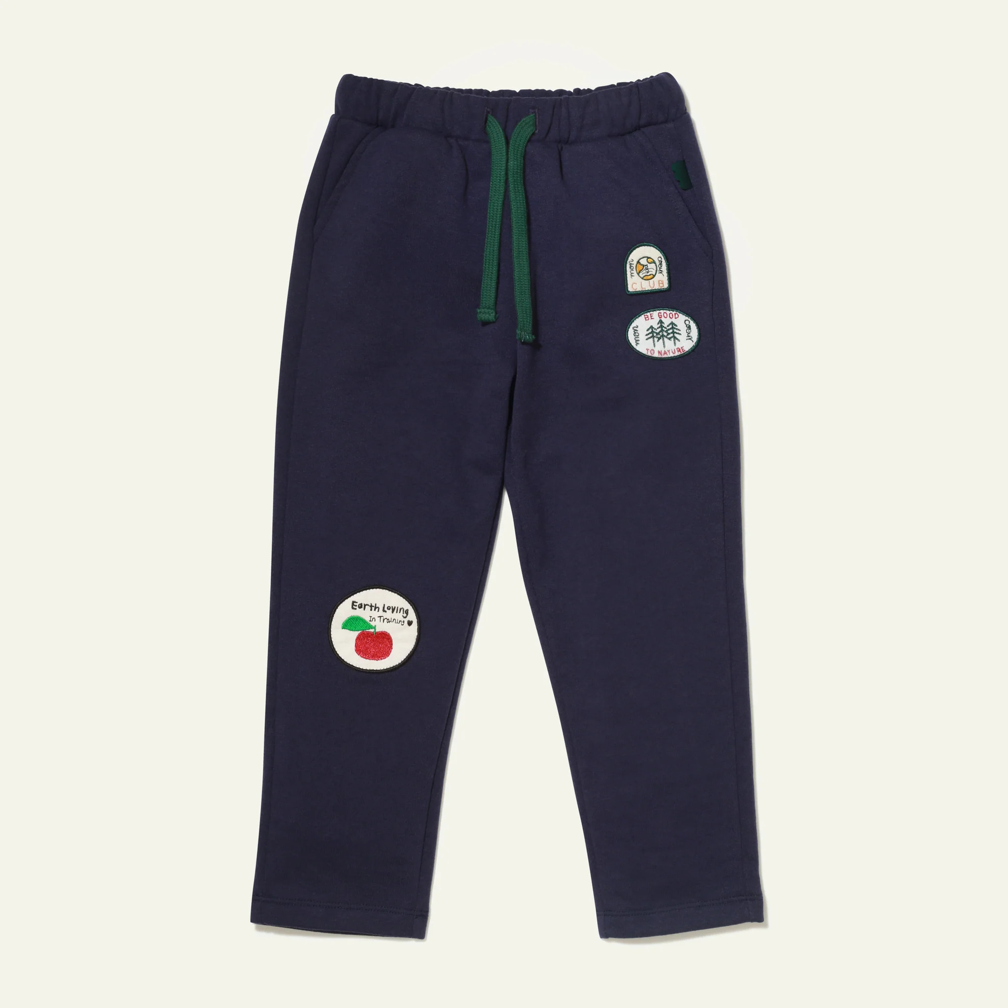 Recycled Cotton Patch Kid Jogger | Mon Coeur