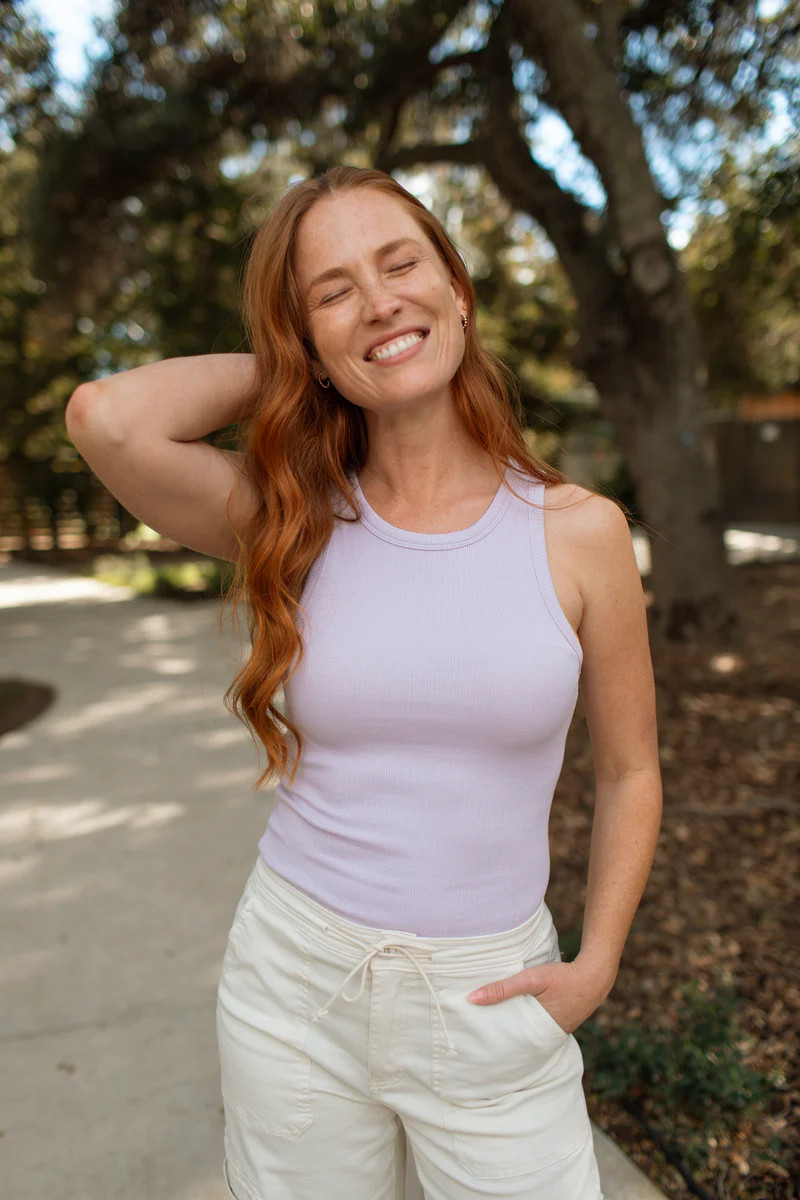 Vida Ribbed Tank | Carly Jean Los Angeles