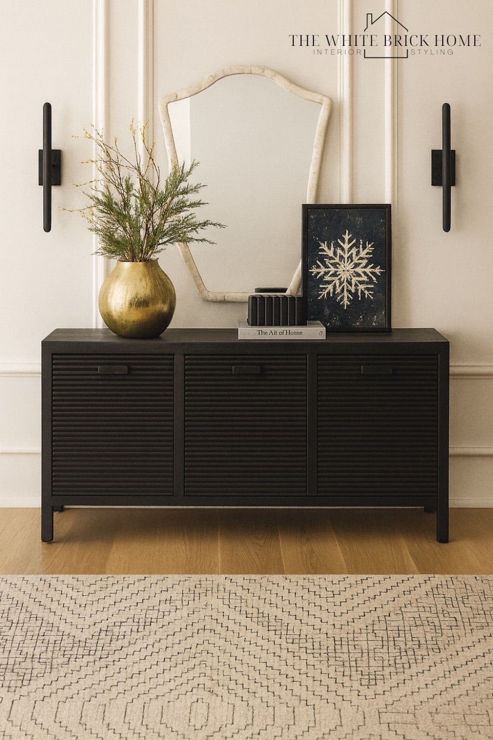 This winter ready console styling blends rich texture, soft neutrals, and metallic warmth to elevate your space beyond the holiday season. 

Console table, entry way, entry way table, table decor ideas, table design, home decor, decor ideas, winter decor, winter wall art, wall mirror, black and white modern home, modern home design, home decor, vase, greenery, winter greenery, winter decor, decor box, coffee table styling, modern home design, home decor ideas, area rug, Wayfair, Amazon, Etsy, cb2 

#LTKGiftGuide #LTKHome #LTKHoliday
