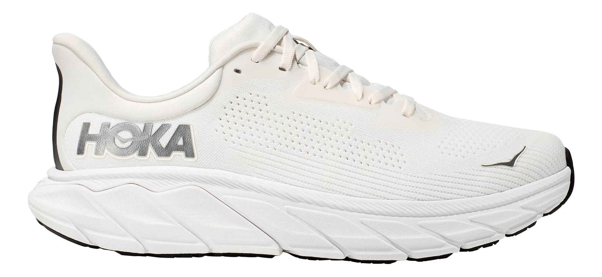HOKA Arahi 7 - White / Steel Wool, Size: 9, Medium | Footwear - Road Runner Sports | Road Runner Sports