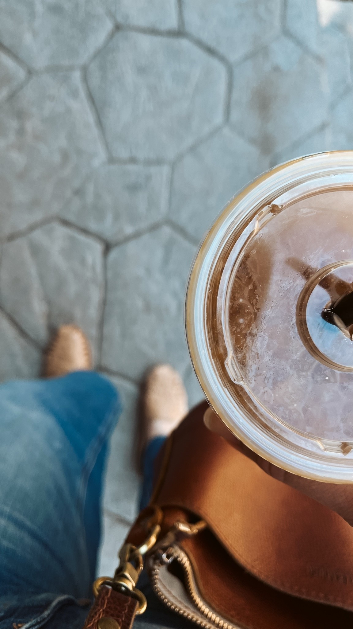 Typical head to toe in quince and iced coffee in hand.

Love these barrel jeans + leather flat shoes perfect for summer!

#LTKOver40 #LTKootd #LTKdayinmylife