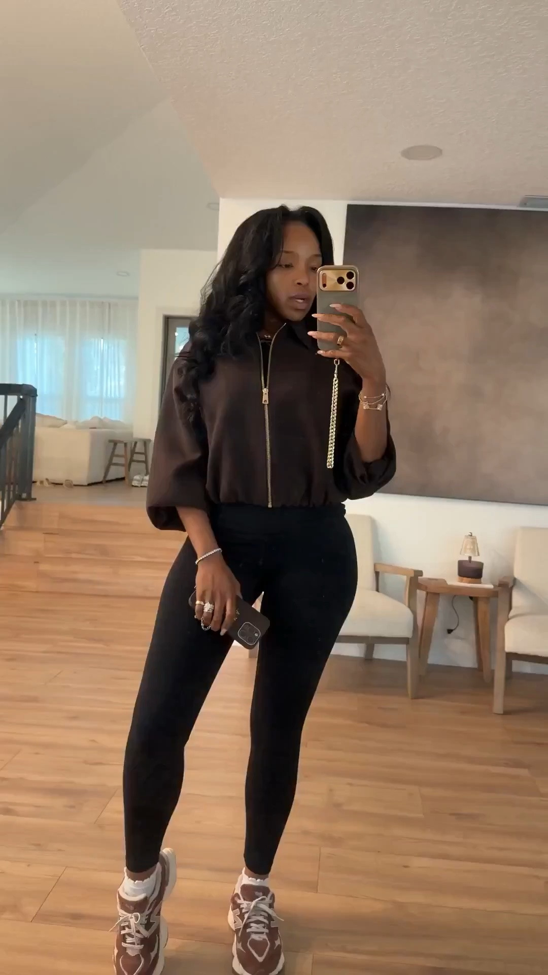 Hi babes!

This is that off-duty look you’ll reach for on repeat — a cropped zip-up with leggings and retro sneakers just always works. It’s comfortable, easy, and still looks put together without trying.

Where to wear this:
Running errands
Coffee runs
Travel days
Gym sessions
Everyday athleisure looks

These are the kind of staples I always invest in because you can mix and match them with so many pieces — which keeps your cost per wear low and makes getting dressed so much easier.

Everything is linked below

xx Kira | Kira’s Fashion Finds

34D - 27 - 40