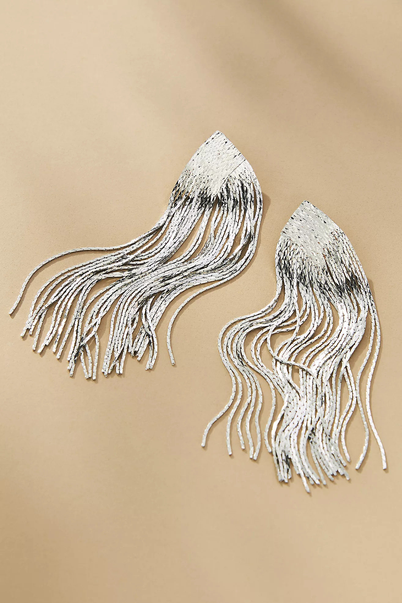 Triangle Chain Drop Earrings | Anthropologie (US)