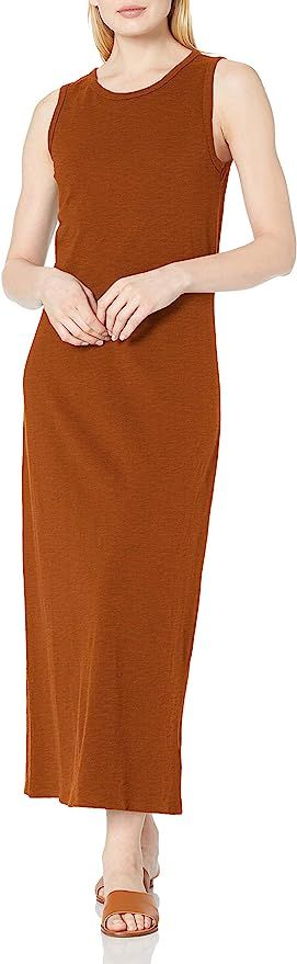 Amazon Brand - Daily Ritual Women's Lived-in Cotton Sleeveless Maxi Dress | Amazon (US)