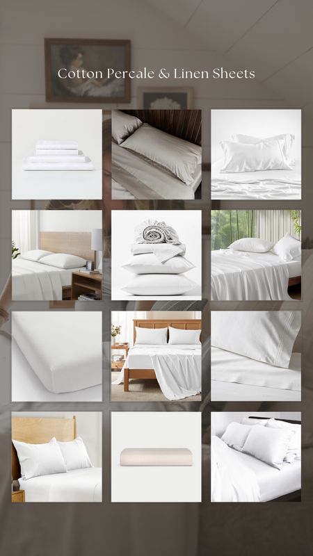 The softest cotton percale and linen sheet options to keep you cool at night!

#LTKStyleTip #LTKSeasonal #LTKHome